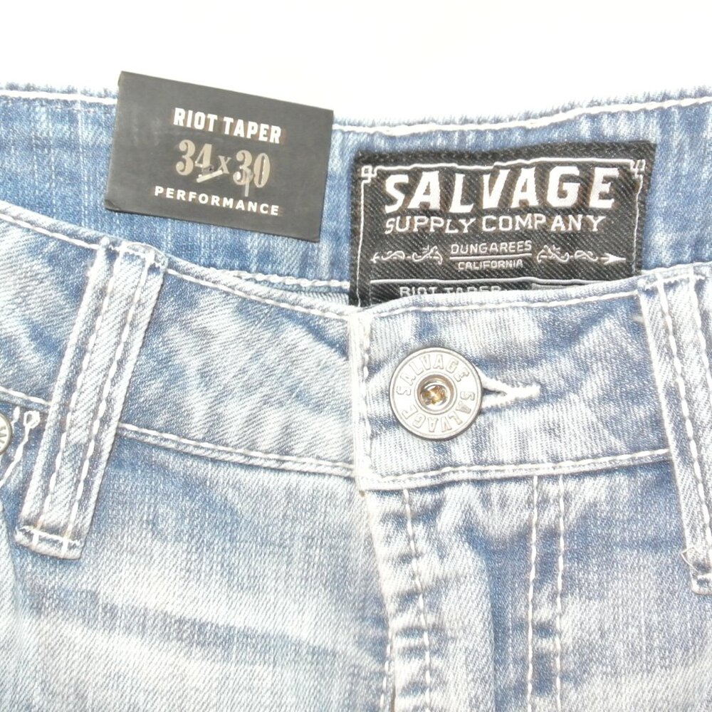 Salvage Riot Taper Performance Jean - Picture 3 of 7
